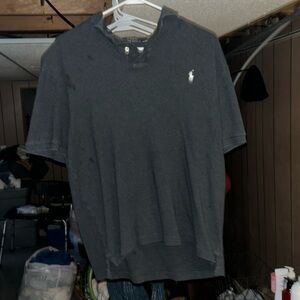 Nice Ralph Lauren shirt size medium smoke grey/white